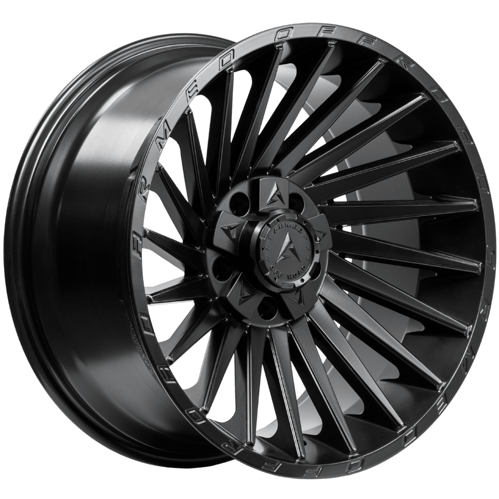 Armed Wheels Militia Matte Black 20x10 -18 5x127mm 78.1mm