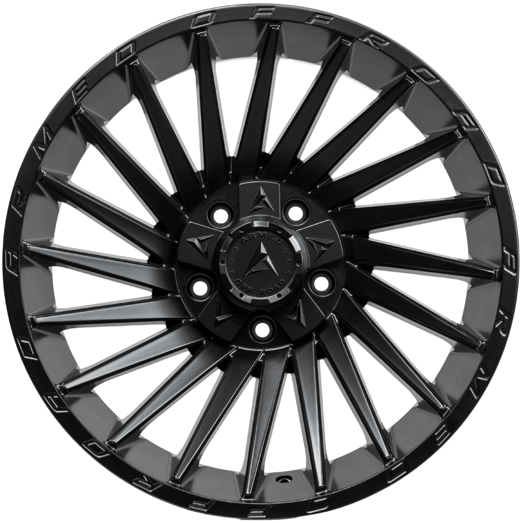 Armed Wheels Militia Matte Black 20x10 -18 5x127mm 78.1mm - Wheelwiz