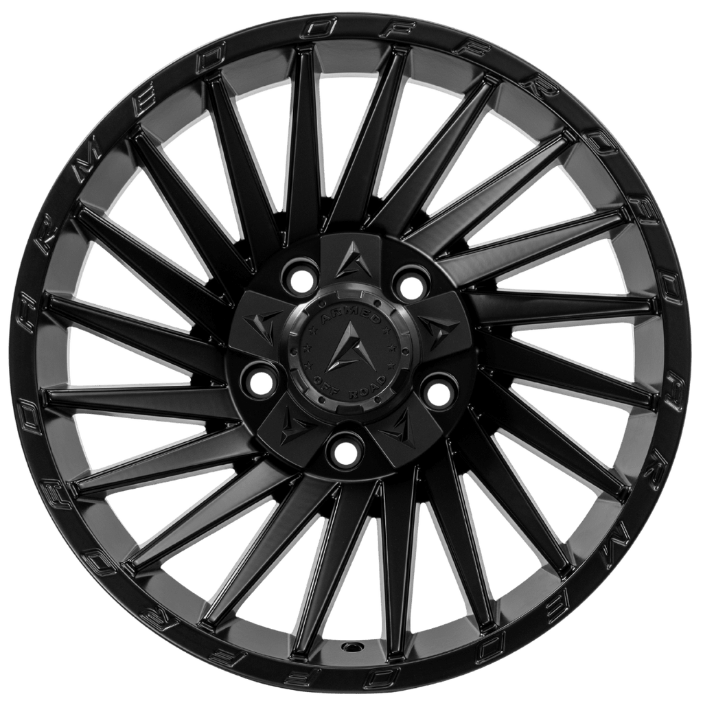 Armed Wheels Militia Matte Black 18x9 0 5x139.7mm 110.1mm