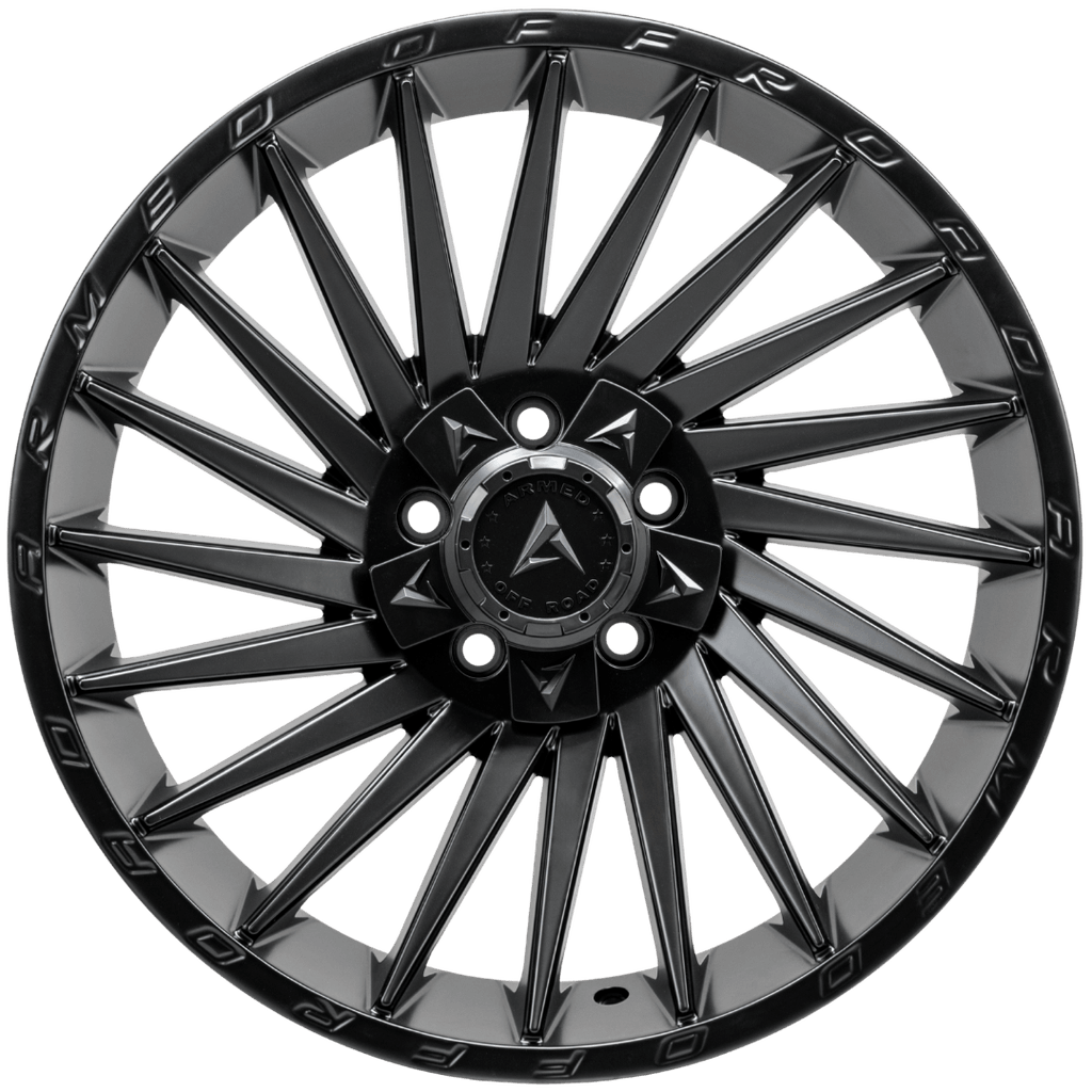 Armed Wheels Militia Matte Black 20x9 +12 5x139.7mm 110.1mm