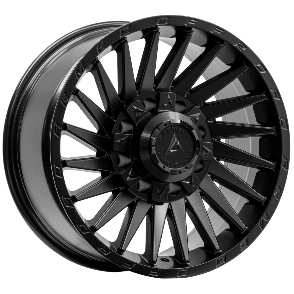 Armed Wheels Militia Matte Black 18x9 0 8x165.1mm 125.1mm
