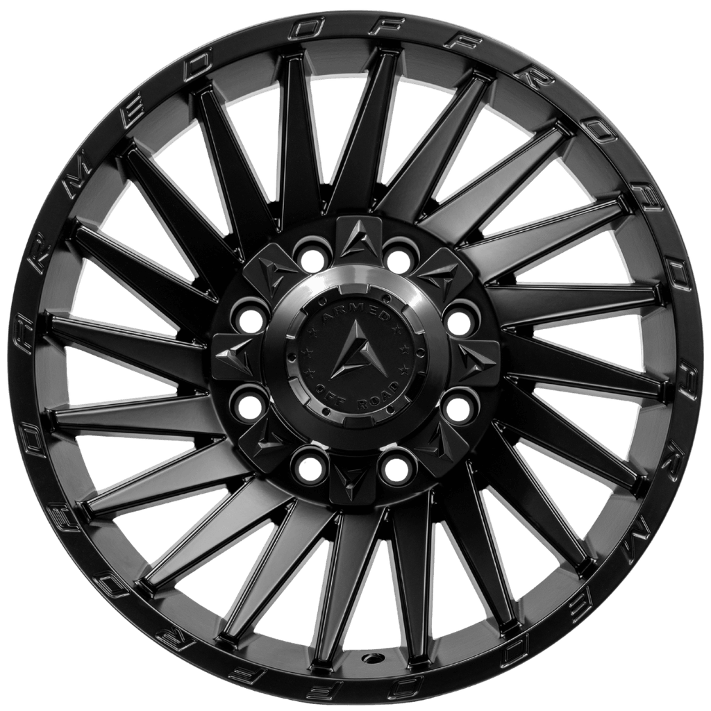 Armed Wheels Militia Matte Black 18x9 0 8x165.1mm 125.1mm