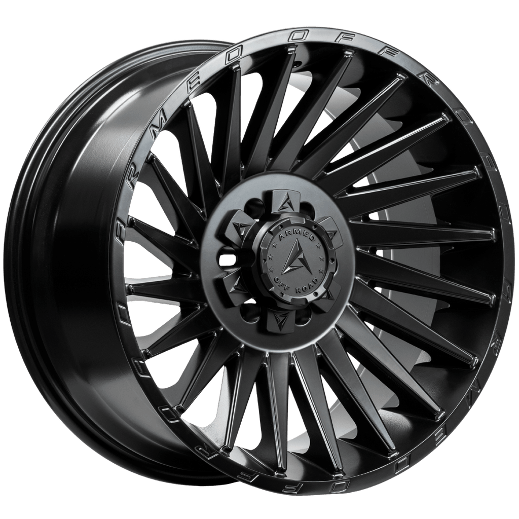 Armed Wheels Militia Matte Black 20x10 -18 6x135mm 108.1mm