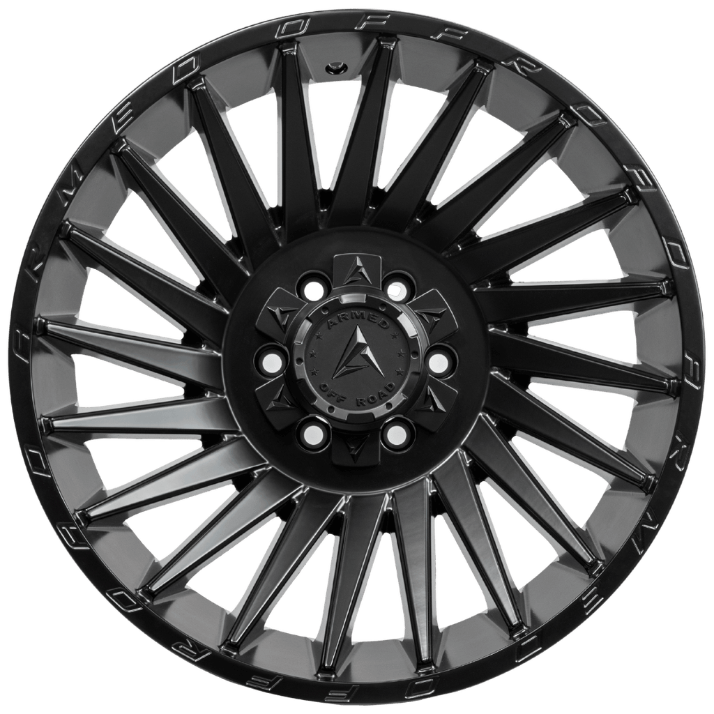 Armed Wheels Militia Matte Black 20x10 -18 6x135mm 108.1mm