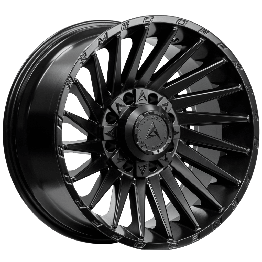 Armed Wheels Militia Matte Black 20x10 -18 8x165.1mm 125.1mm
