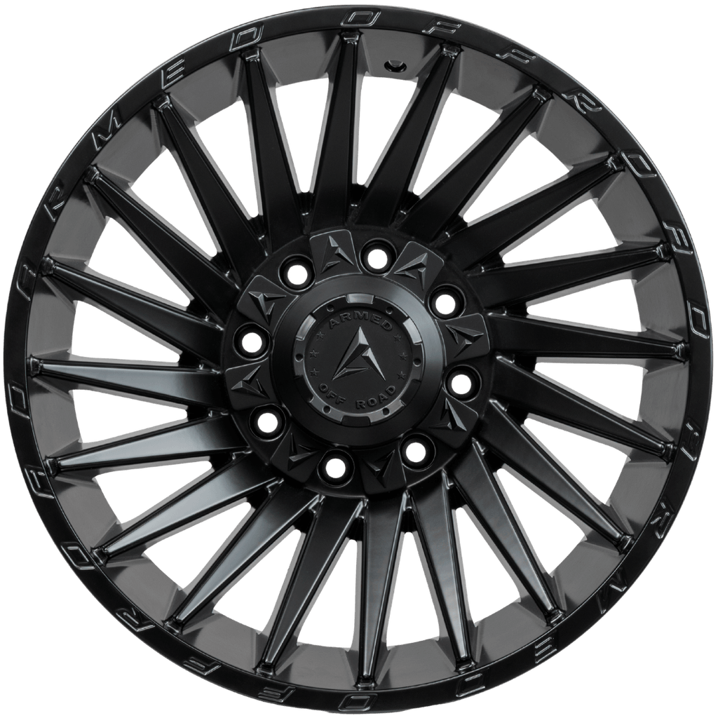 Armed Wheels Militia Matte Black 20x10 -18 8x165.1mm 125.1mm