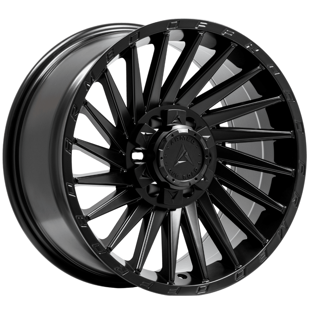 Armed Wheels Militia Matte Black 18x9 0 6x135mm 108.1mm