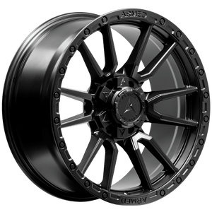 Armed Wheels Spear Full Satin Black 20x9 +12 6x135mm 108.1mm