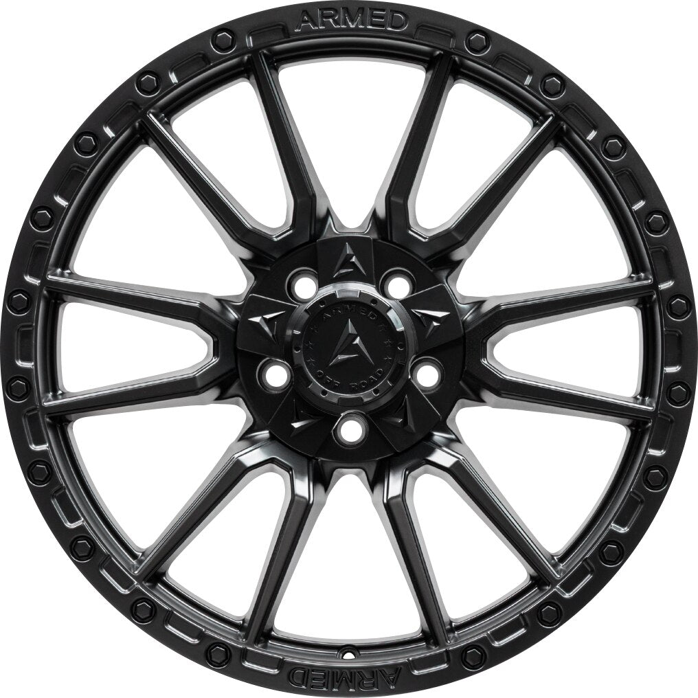 Armed Wheels Spear Full Satin Black 18x9 +20 5x113mm 78.1mm - Wheelwiz