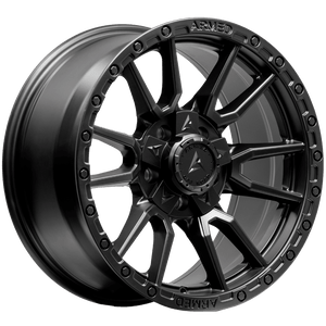 Armed Wheels Spear Full Satin Black 18x9 +12 5x127mm 78.1mm