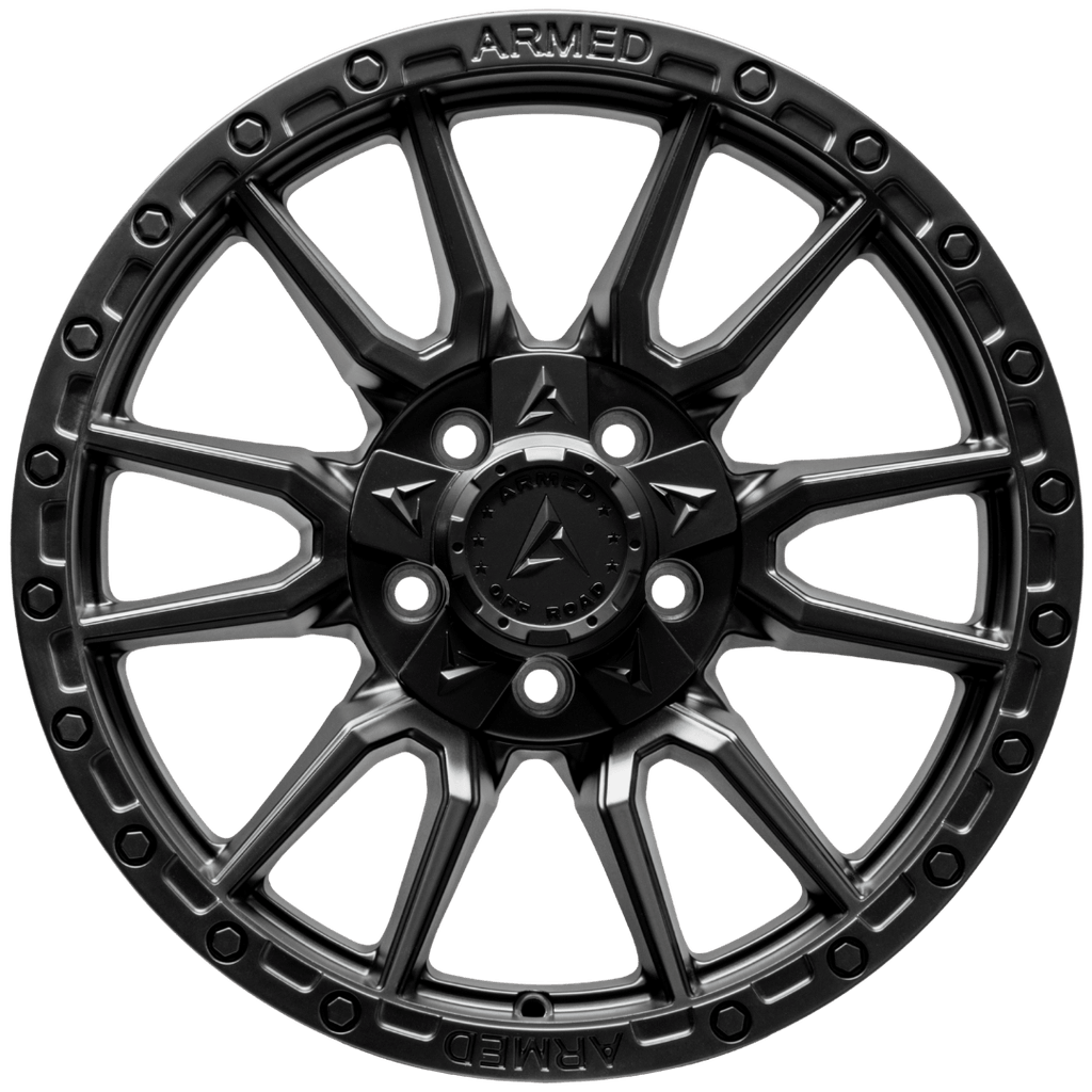 Armed Wheels Spear Full Satin Black 18x9 0 5x127mm 78.1mm - Wheelwiz