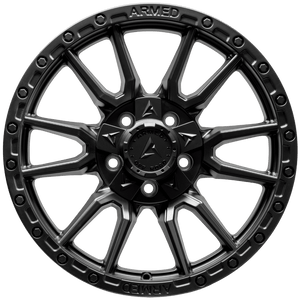 Armed Wheels Spear Full Satin Black 18x9 0 5x127mm 78.1mm