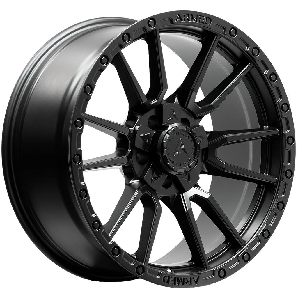 Armed Wheels Spear Full Satin Black 20x9 0 5x127mm 78.1mm