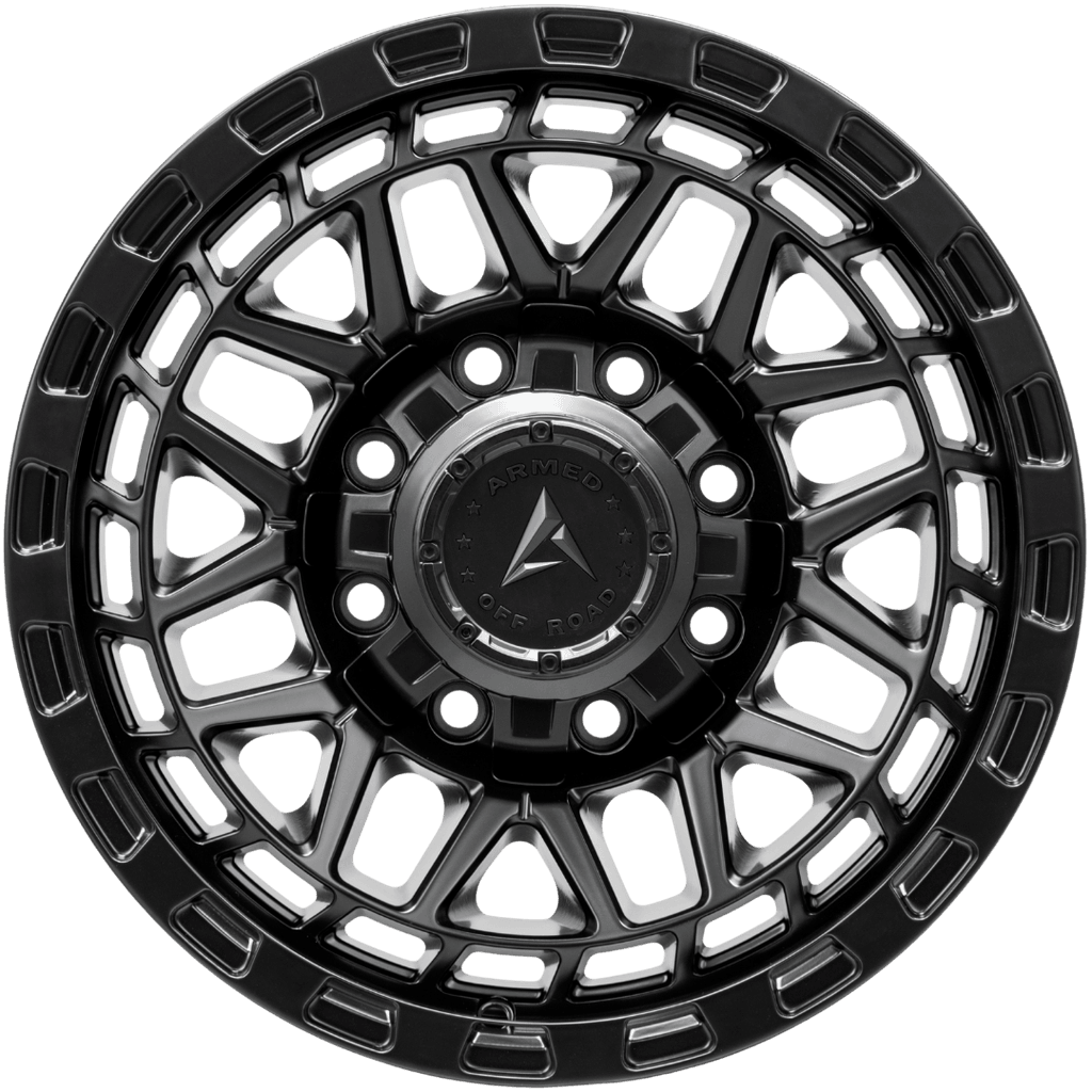 Armed Wheels Tank Full Matte Black 17x9 0 8x165.1mm 125.1mm