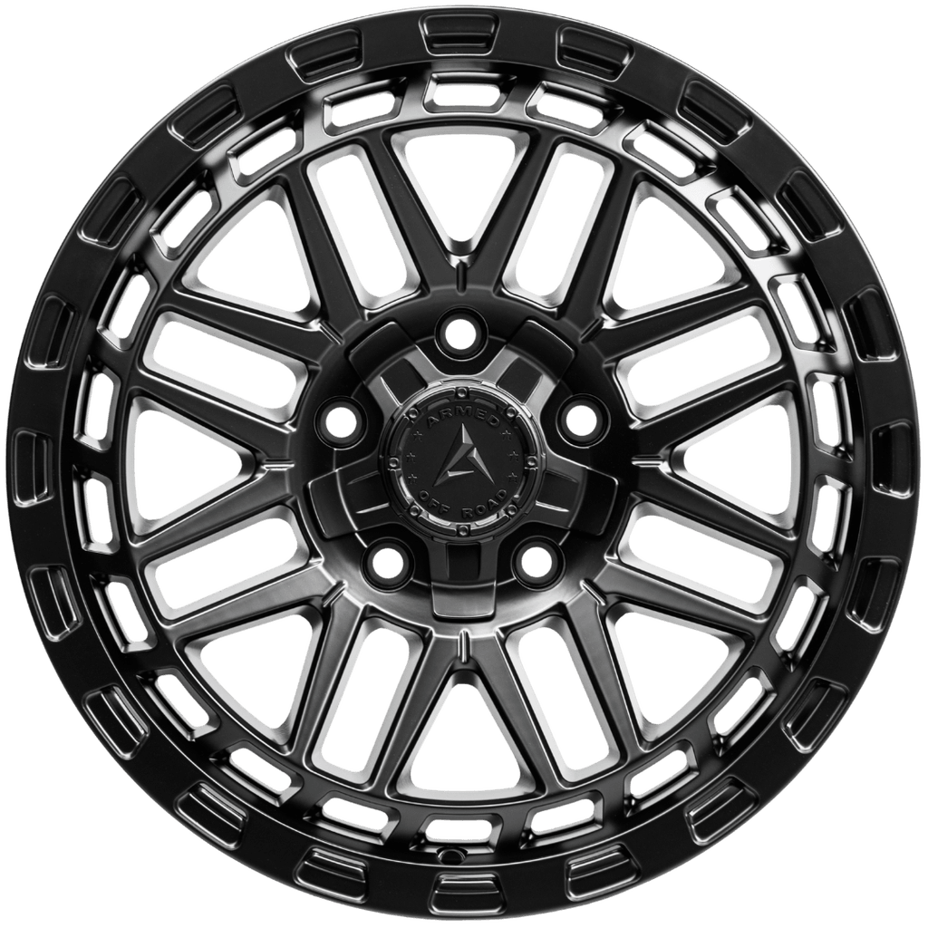 Armed Wheels Tank Full Matte Black 18x9 +12 5x127mm 78.1mm