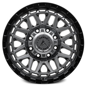 Armed Wheels Tank Matte Black + Gunmetal Face 18x9 +12 8x165.1mm 125.1mm