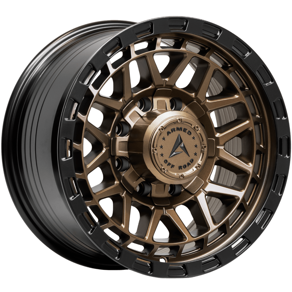 Armed Wheels Tank Matte Black + Bronze Face 17x9 0 8x165.1mm 125.1mm