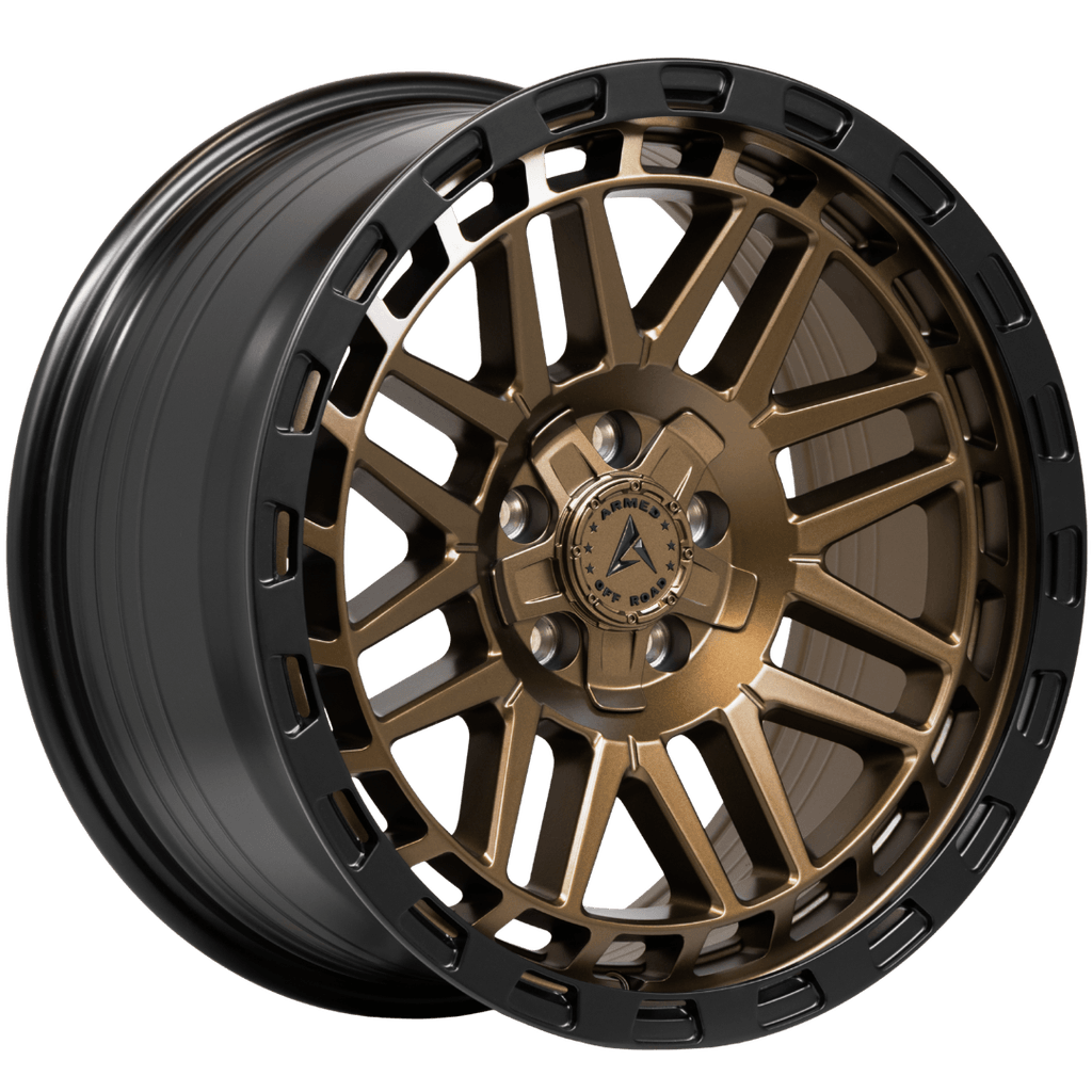 Armed Wheels Tank Matte Black + Bronze Face 18x9 0 5x127mm 78.1mm