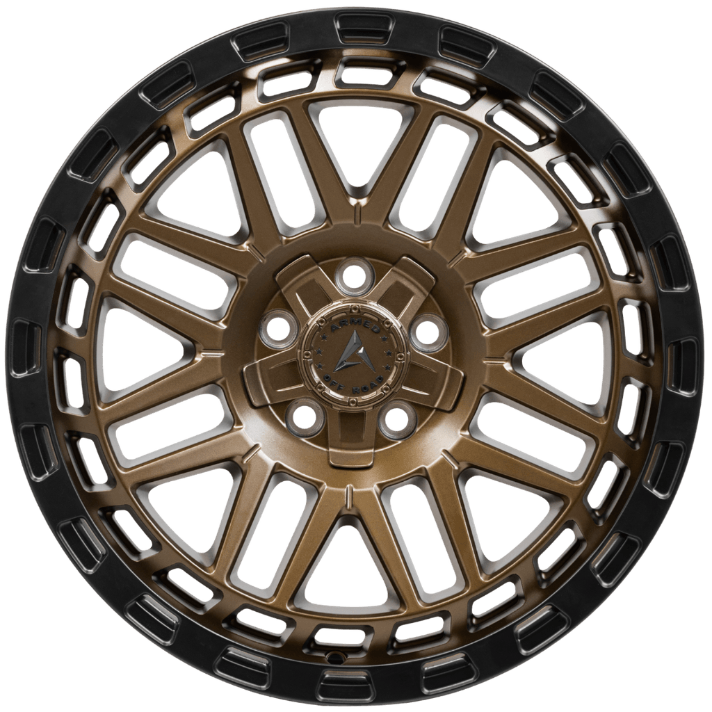 Armed Wheels Tank Matte Black + Bronze Face 18x9 0 5x127mm 78.1mm