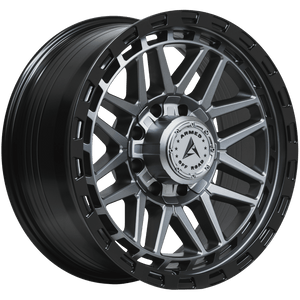 Armed Wheels Tank Matte Black + Gunmetal Face 20x9 +12 8x165.1mm 125.1mm