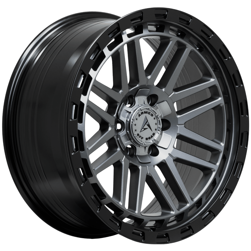 Armed Wheels Tank Matte Black + Gunmetal Face 20x9 0 6x135mm 108.1mm