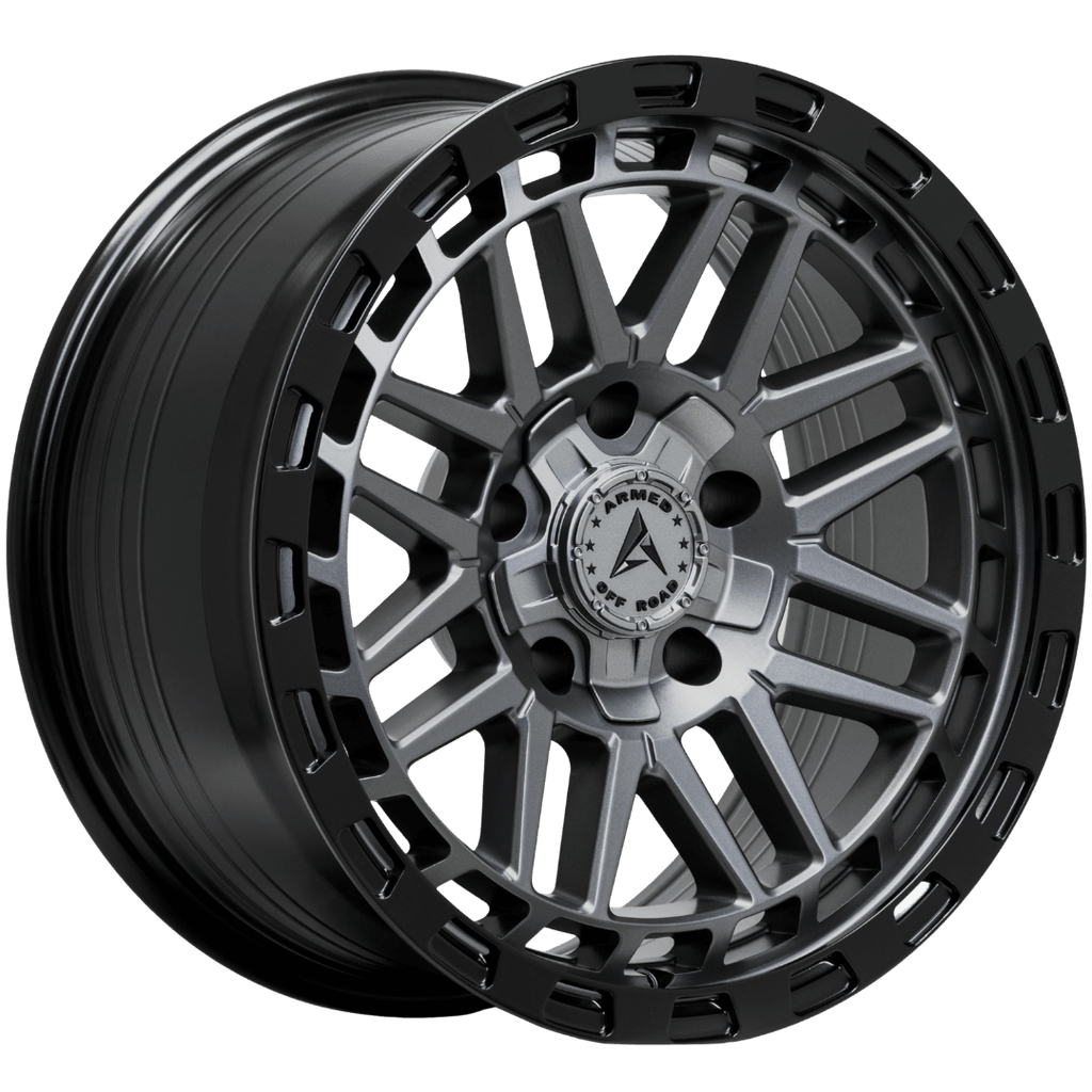 Armed Wheels Tank Matte Black + Gunmetal Face 18x9 0 5x127mm 78.1mm