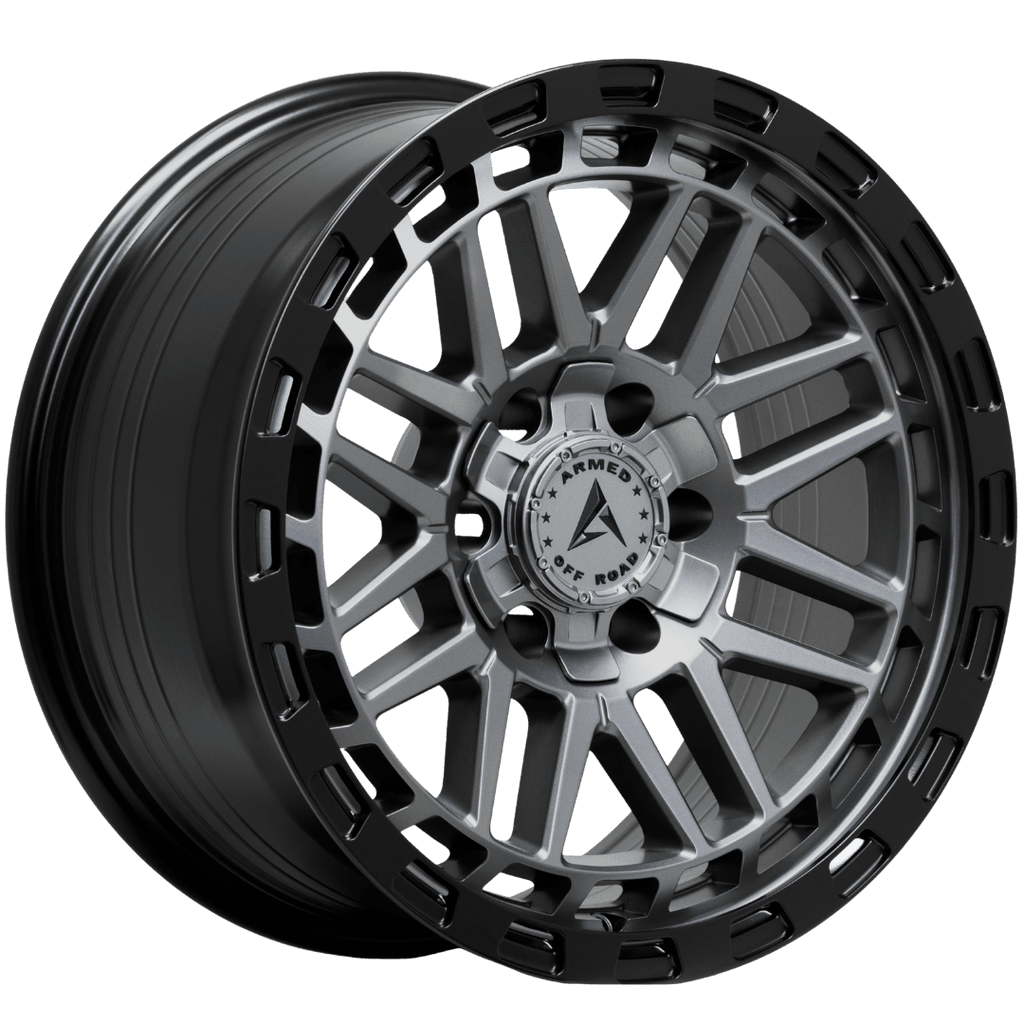 Armed Wheels Tank Matte Black + Gunmetal Face 18x9 0 6x135mm 108.1mm