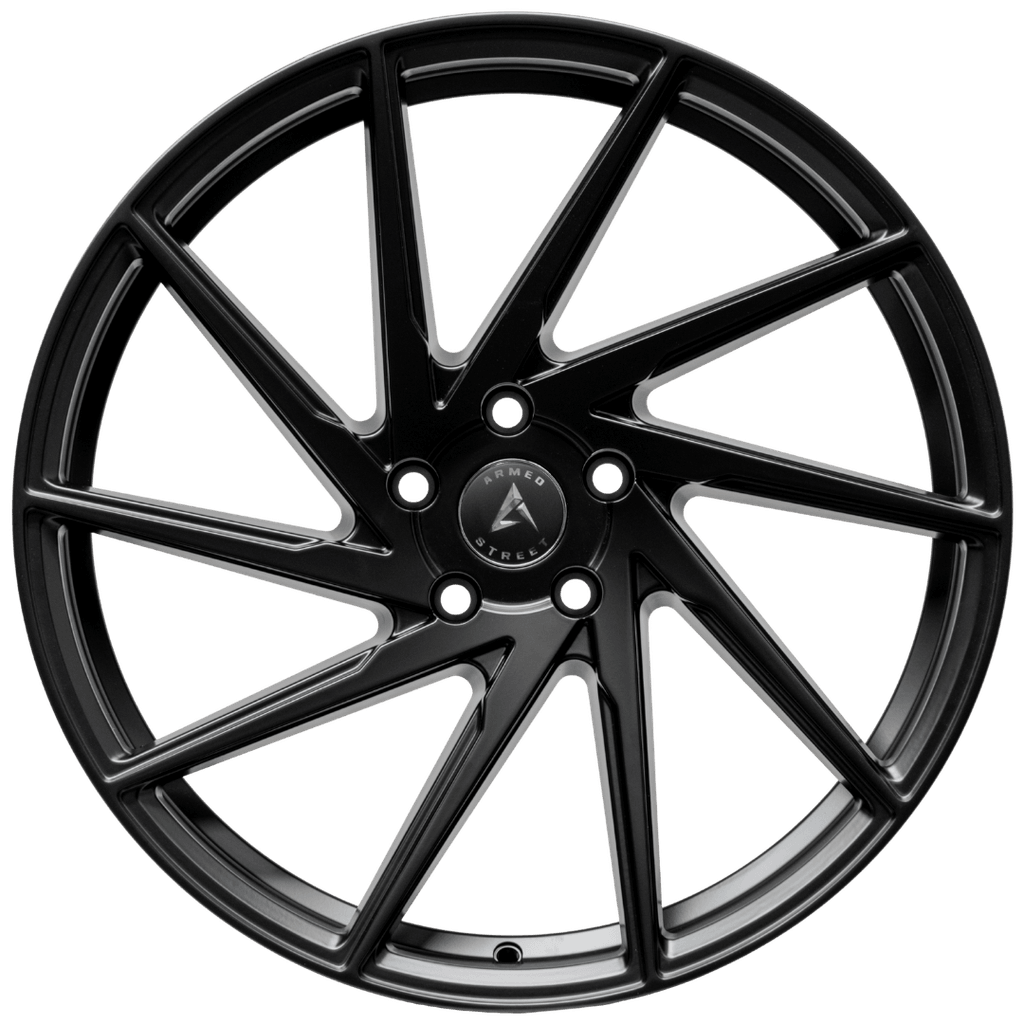 Armed Wheels 9MM Matte Black 20x8.5 +30 5x127mm 74.1mm