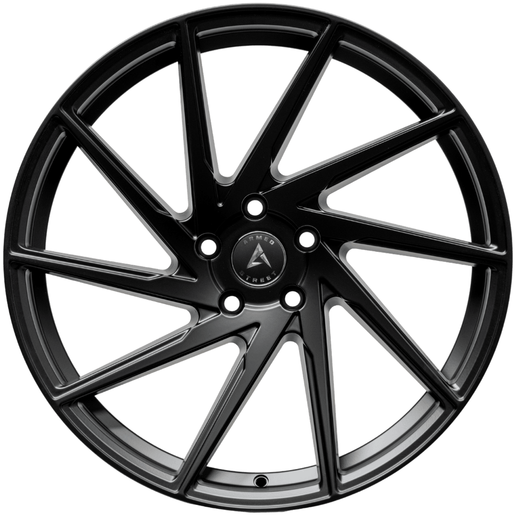 Armed Wheels 9MM Matte Black 20x10 +40 5x113mm 74.1mm - Wheelwiz