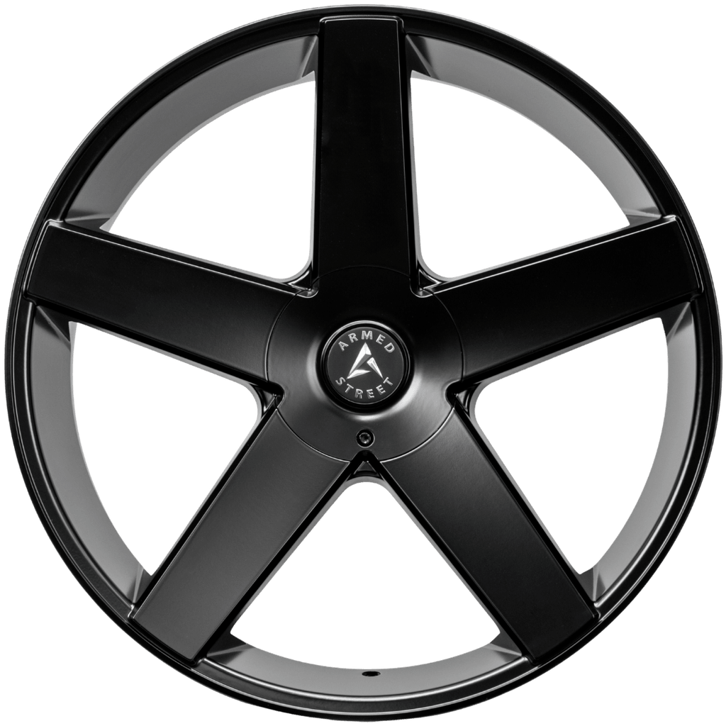 Armed Wheels Hustler Matte Black 24x10 +25 Custom 87.1mm - Wheelwiz