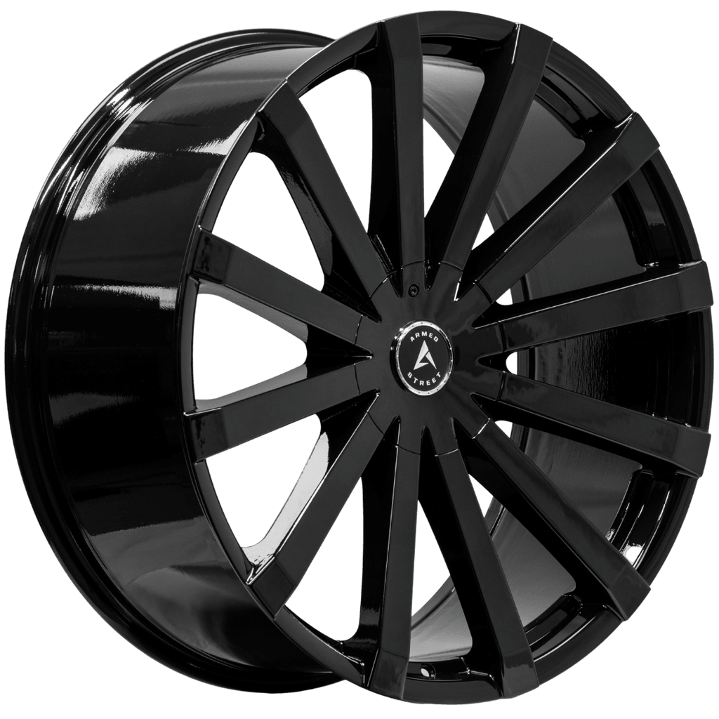 Armed Wheels Outlaw Gloss Black 24x10 +25 6x135mm 87.1mm