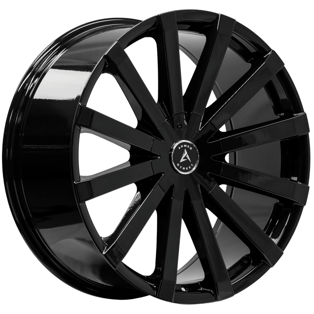 Armed Wheels Outlaw Gloss Black 22x9.5 +25 6x135mm 87.1mm