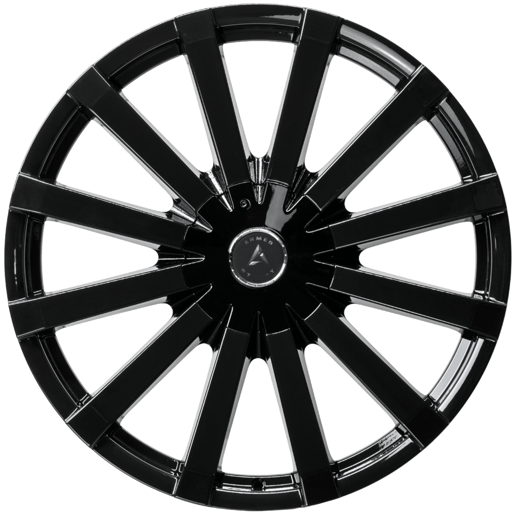 Armed Wheels Outlaw Gloss Black 22x9.5 +25 Custom 87.1mm