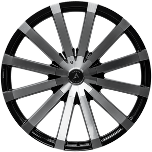 Armed Wheels Outlaw Gloss Black Machined Face 24x10 +25 Custom 87.1mm