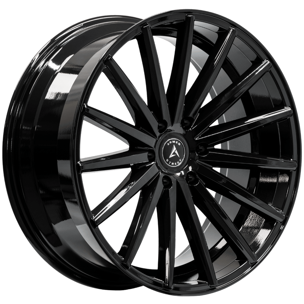 Armed Wheels Rival Gloss Black 22x9.5 +30 6x135mm 87.1mm