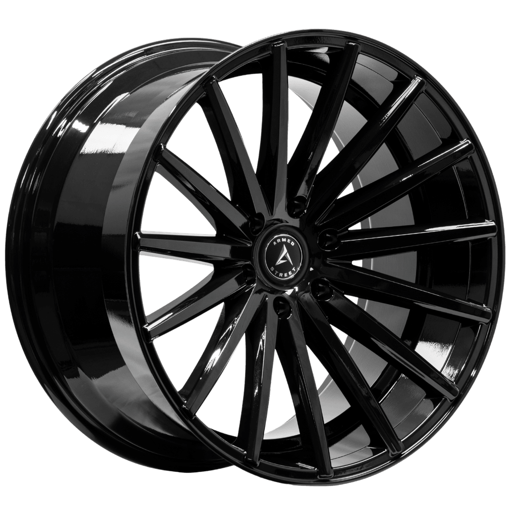 Armed Wheels Rival Gloss Black 22x11.5 +30 6x135mm 87.1mm