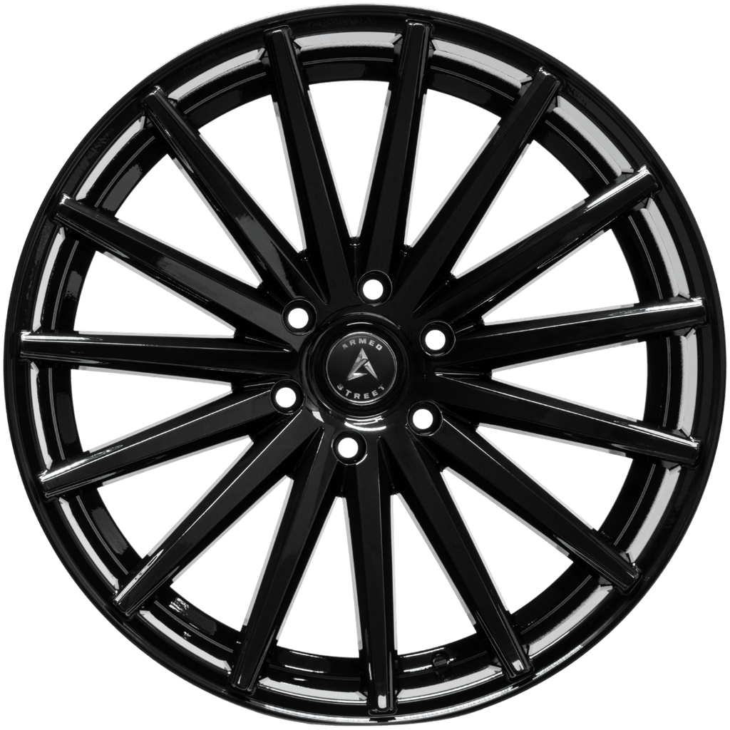 Armed Wheels Rival Gloss Black 22x11.5 +30 6x135mm 87.1mm