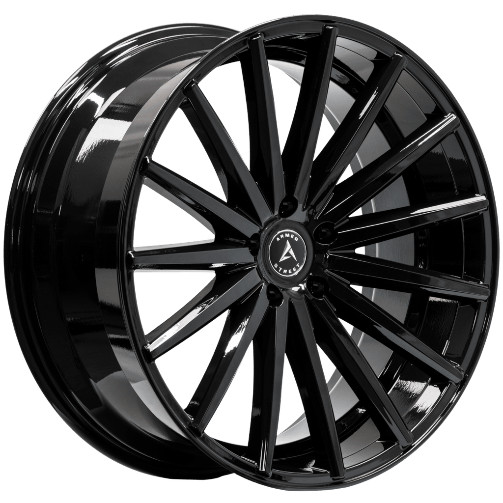Armed Wheels Rival Gloss Black 22x9.5 +30 5x113mm 74.1mm