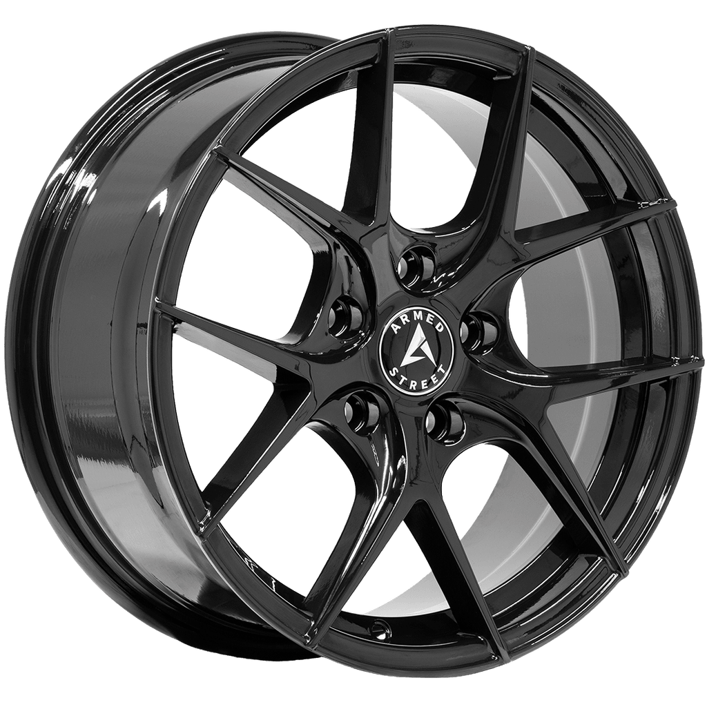 Armed Wheels Sniper Gloss Black 16x7 +35 5x113mm 74.1mm