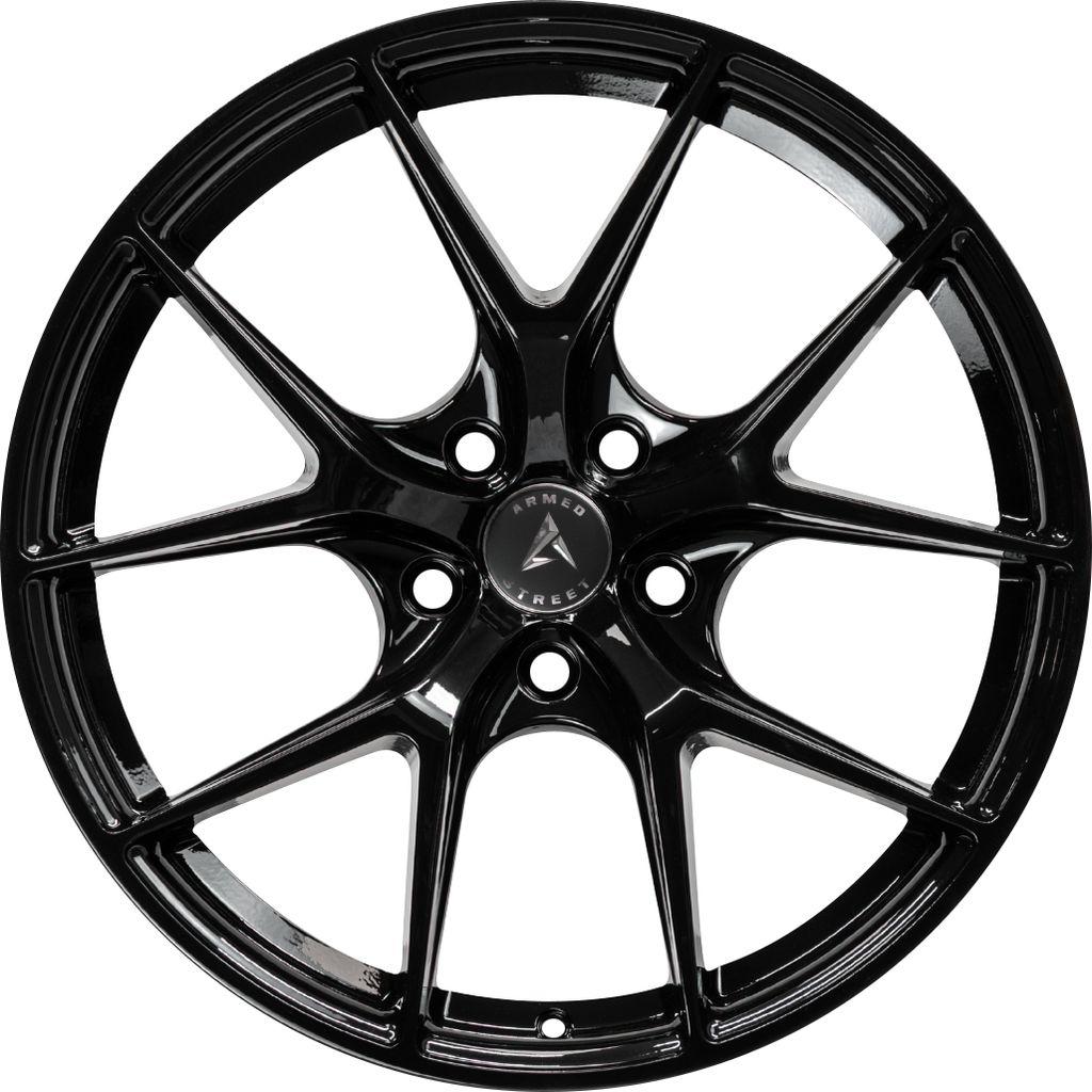 Armed Wheels Sniper Gloss Black 19x8.5 +30 5x113mm 74.1mm