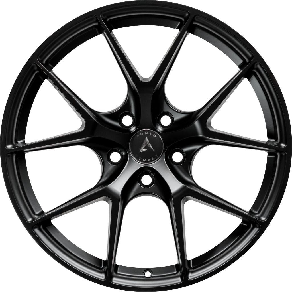 Armed Wheels Sniper Matte Black 17x7.5 +30 5x120mm 74.1mm