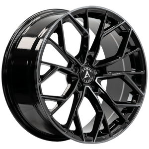 Armed Wheels Tactical Gloss Black Machined + Black Clear Coat 19x8.5 +30 5x113mm 74.1mm