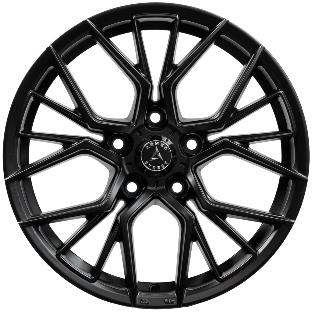 Armed Wheels Tactical Matte Black 17x7.5 +30 5x120mm 74.1mm