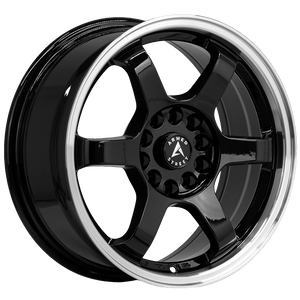 Armed Wheels Veteran Gloss Black Machined Lip 16x7 +35 5x109mm 74.1mm