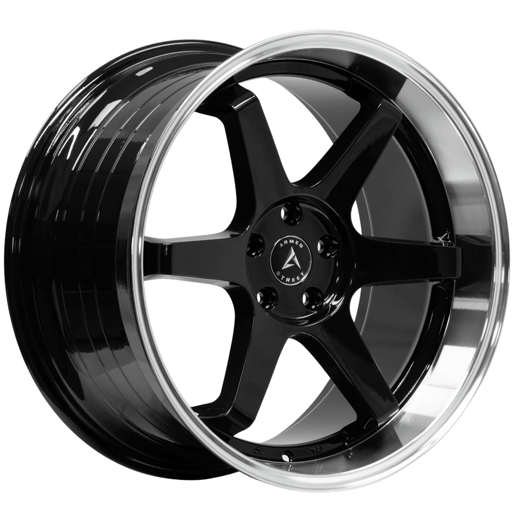 Armed Wheels Veteran Gloss Black Machined Lip 20x10.5 +40 5x113mm 74.1mm
