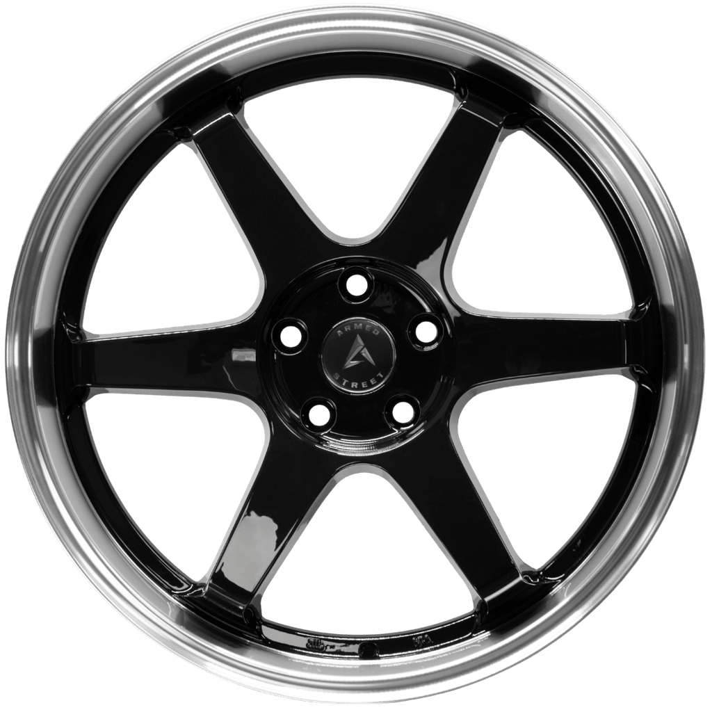 Armed Wheels Veteran Gloss Black Machined Lip 20x10.5 +40 5x113mm 74.1mm