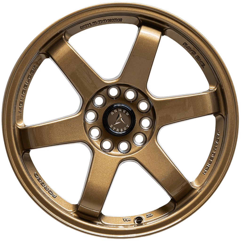 Armed Wheels Veteran Gloss Bronze 17x8 +28 5x109mm 74.1mm