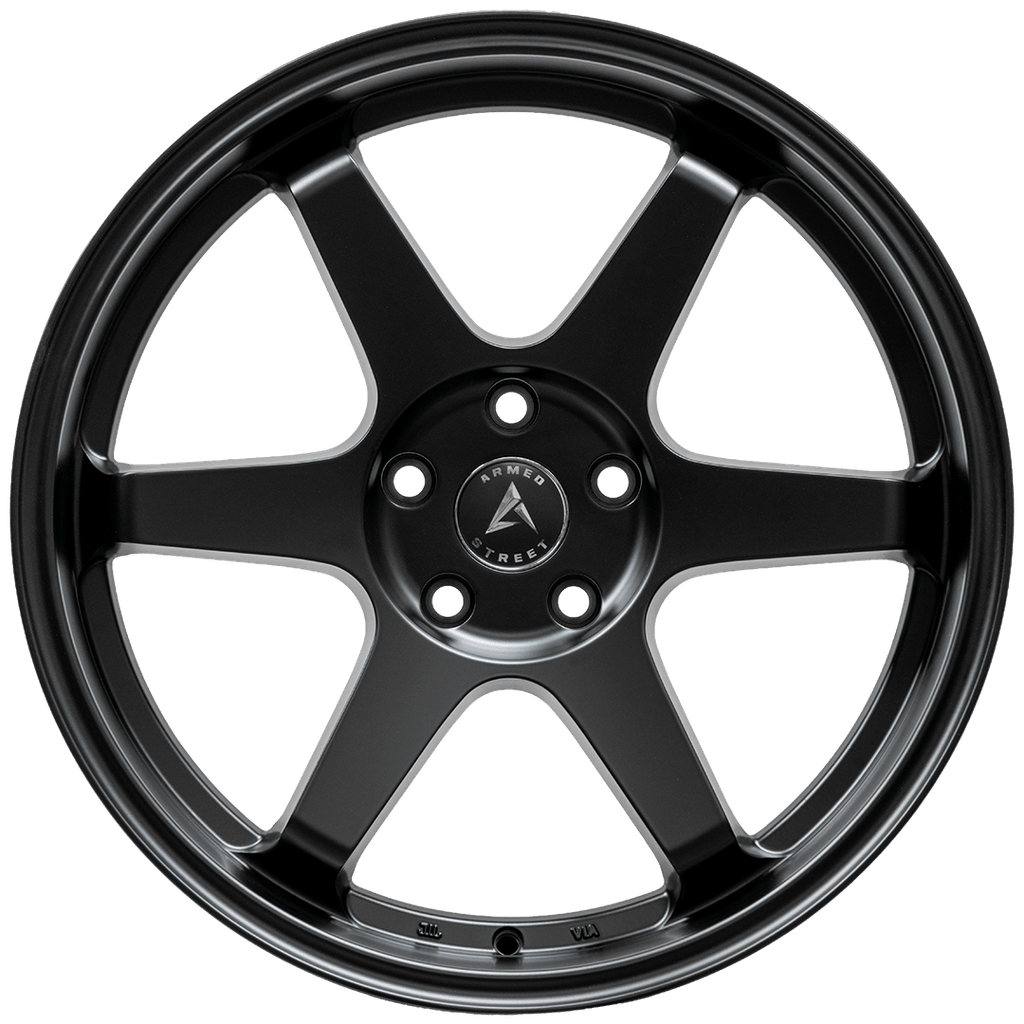 Armed Wheels Veteran Full Satin Black 19x8.5 +30 5x113mm 74.1mm