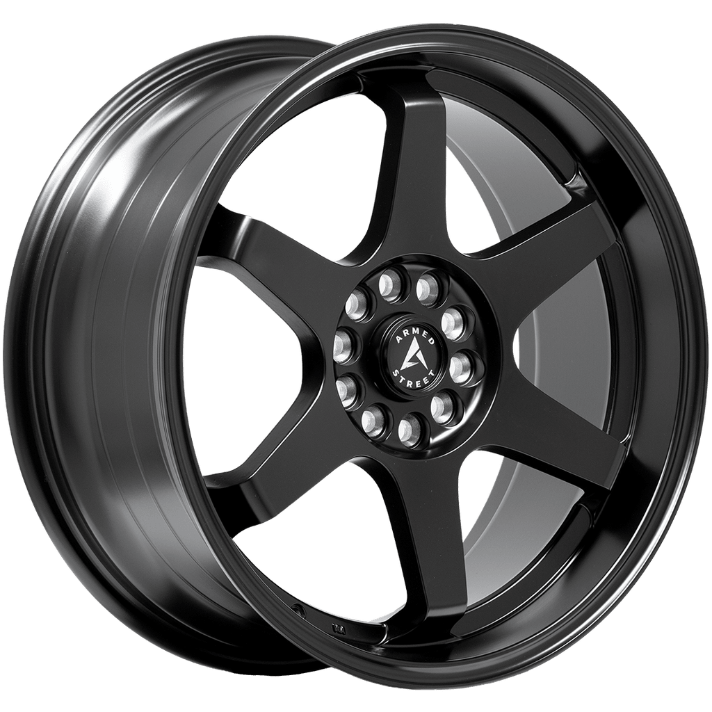 Armed Wheels Veteran Full Satin Black 18x8 +35 5x100mm 74.1mm