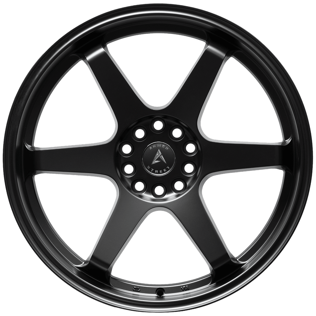 Armed Wheels Veteran Full Satin Black 20x9 +35 5x113mm 74.1mm - Wheelwiz